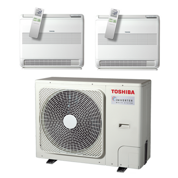 Toshiba M60 & golvmodell | Tyst och effektiv multisplit
