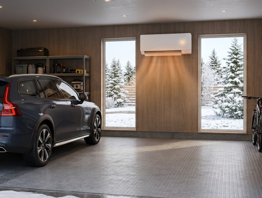 Luftvärmepump till garage: Rätt modell och underhållsvärme