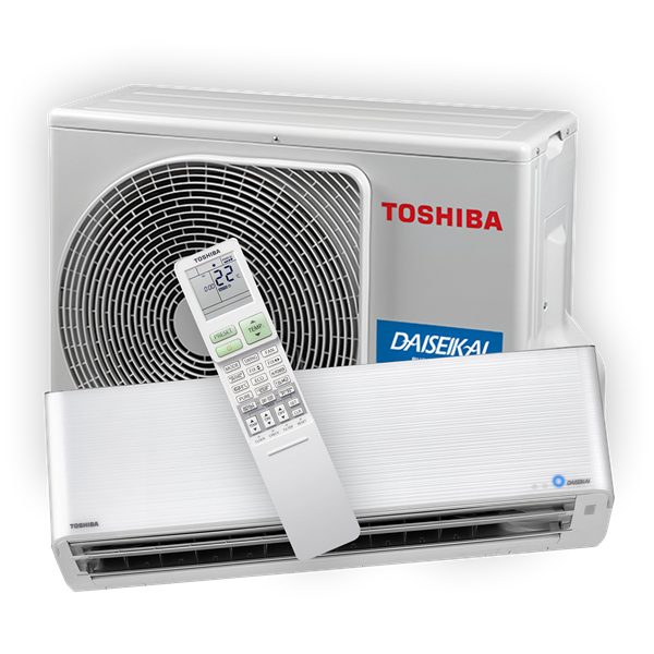 Toshiba Daiseikai 9.5 35 – 7,2 kW luftvärmepump A+++