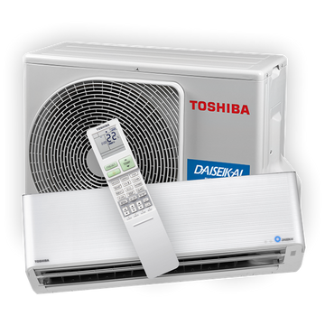 Toshiba Daiseikai 9.5 35 – 7,2 kW luftvärmepump A+++